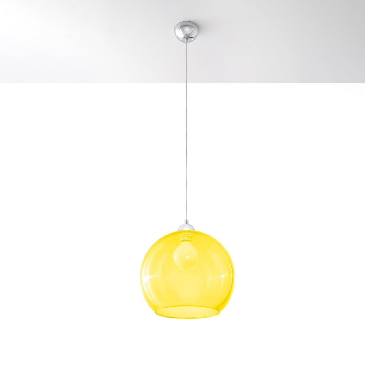 Lampa wisząca BALL żółta 120x30x30cm nowoczesna E27 do salonu nr. 2