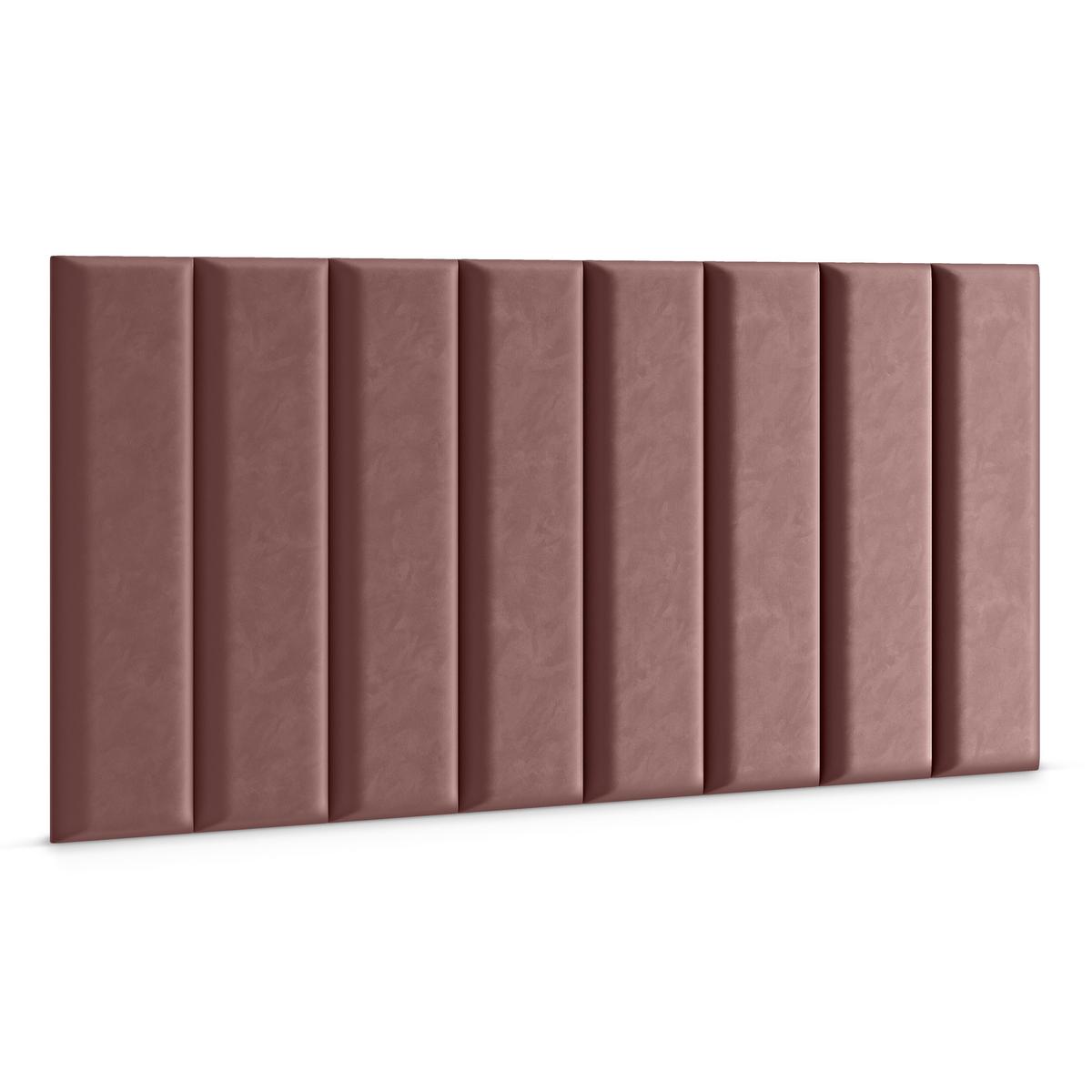 Panele tapicerowane 70x15 na ścianę prostokąt różówy  nr. 3