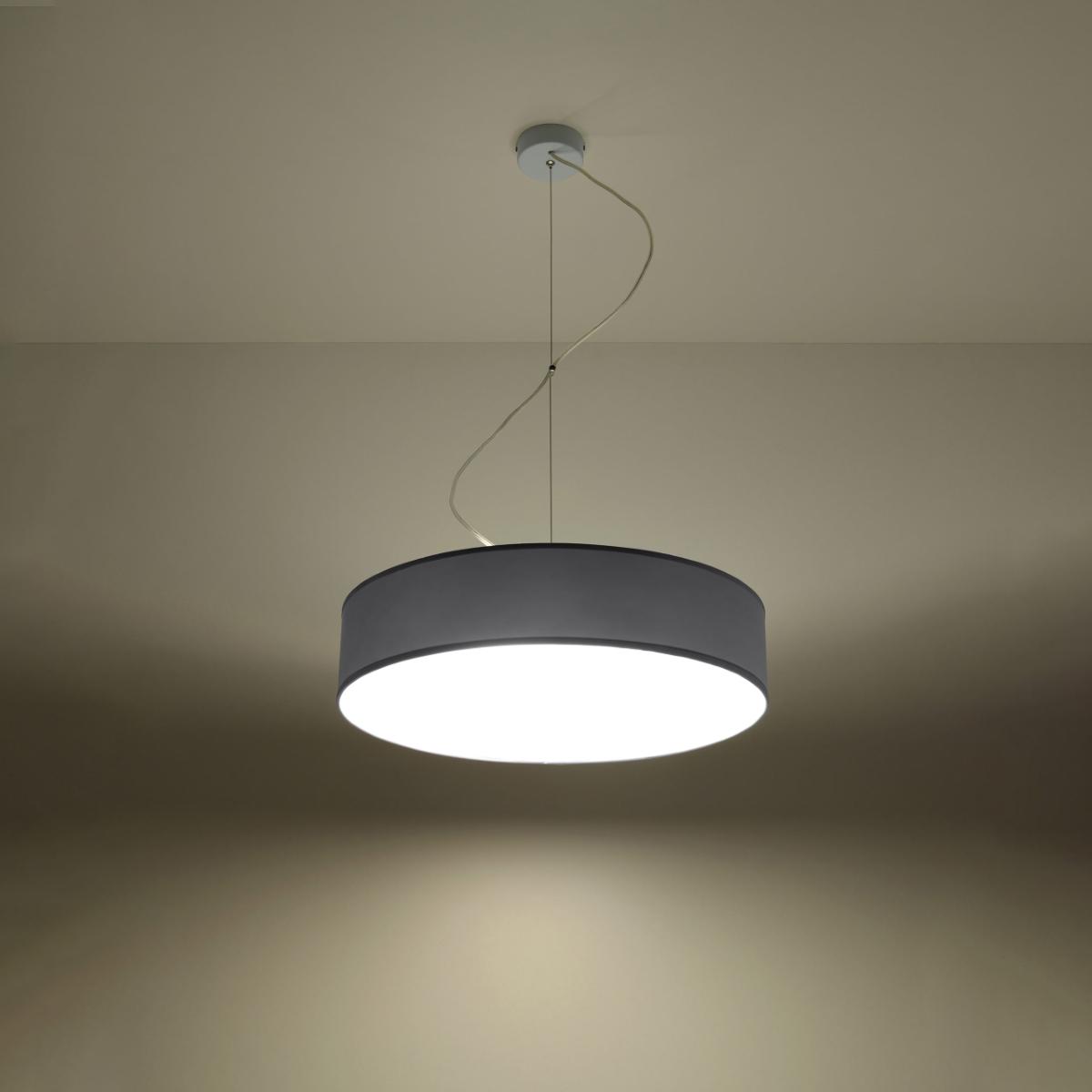 Lampa wisząca ARENA 45 szara 111x45x45cm nowoczesna E27 do salonu nr. 3