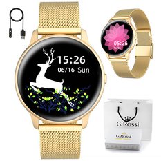 SMARTWATCH UNISEX G. Rossi SW015-5 gold (sg010e) - Miniaturka zdjęcia nr 1