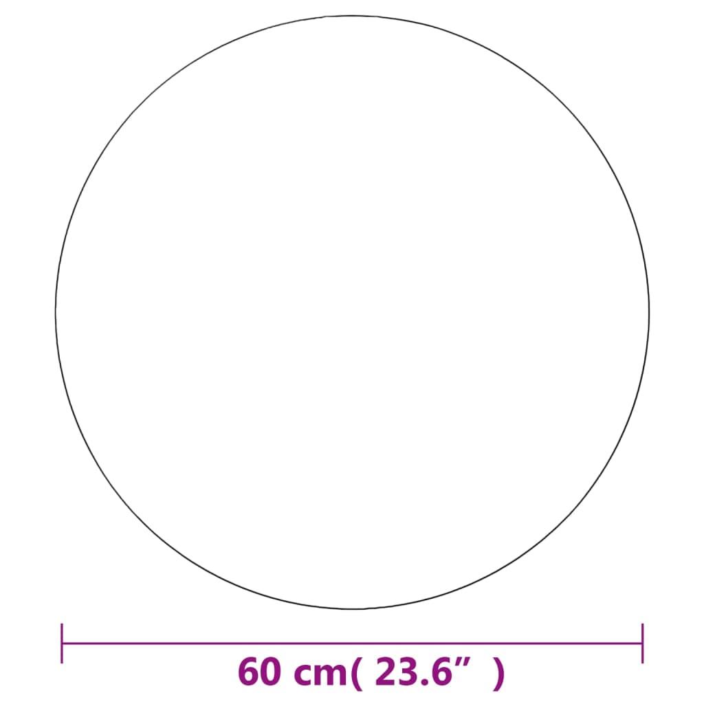 Lustro 60 cm do sypialni łazienki ścienne okrągłe szklane nr. 7