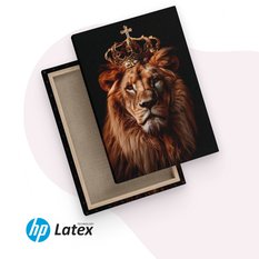 Obraz Na Płótnie Lew Zwierzę Król Abstrakcja 20x30 Do Salonu - Miniaturka zdjęcia nr 8
