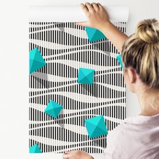 Tapeta W Rolce PIRAMIDY Czarno-Białe TŁo Efekt 3D  - Miniaturka zdjęcia nr 7