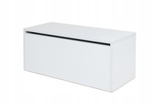 Skrzynia pojemnik kufer 75x35x35 cm na zabawki do pokoju dziecięcego biała