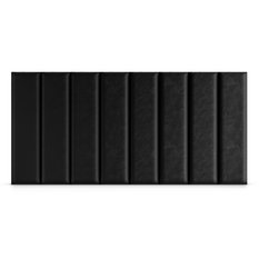 Panele tapicerowane 80x20 cm na ścianę prostokąt czarny - Miniaturka zdjęcia nr 4