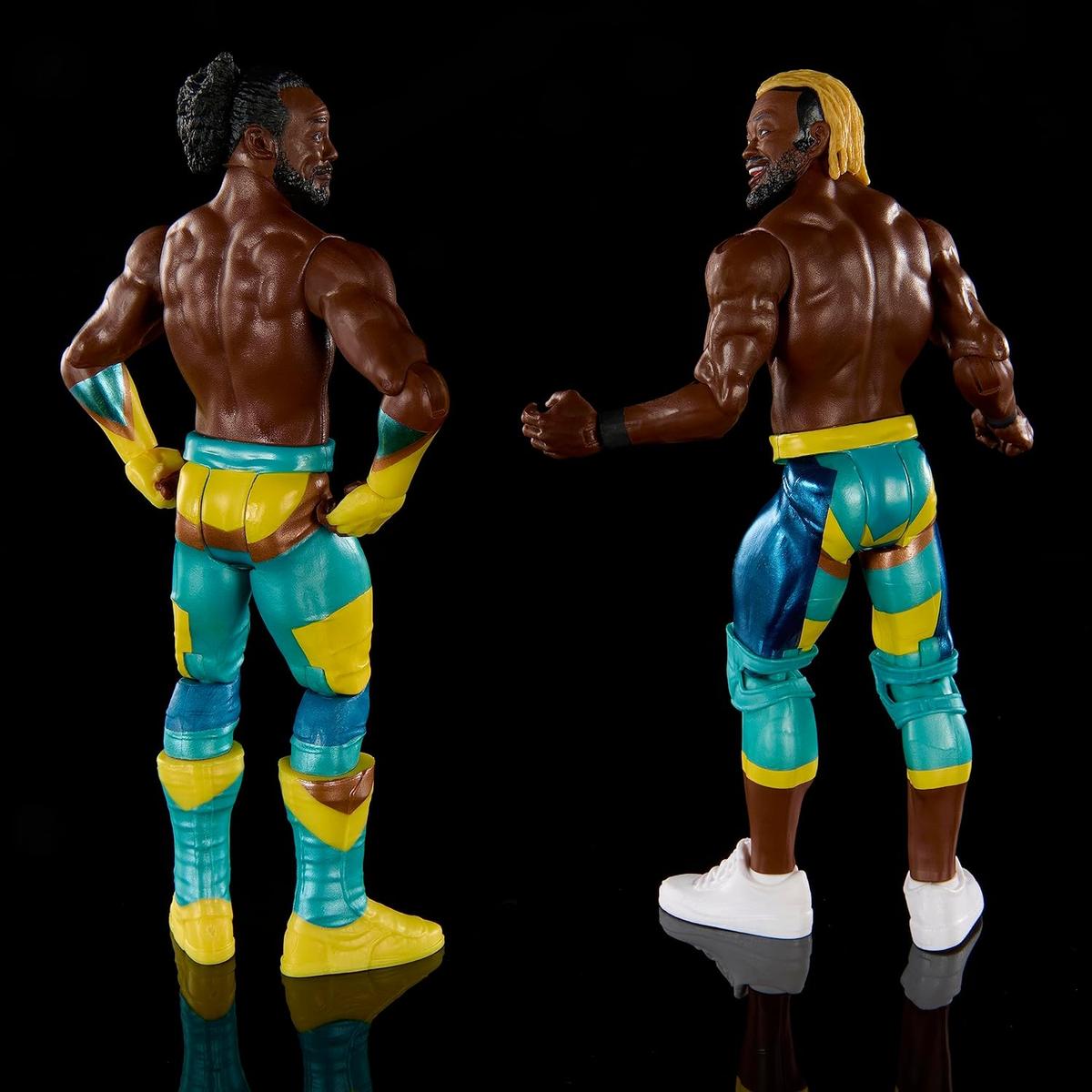 Ruchome figurki xavier woods kofi kingston wwe championship showdown 2-pak dla dziecka nr. 4