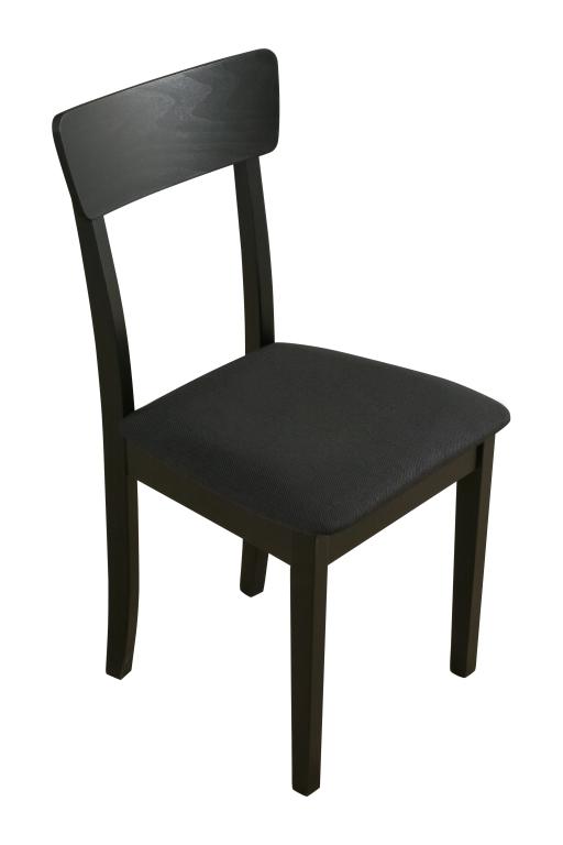 Krzesło drewniane LIVA 86x40x43 cm drewniane bukowe do jadalni czarne nr. 2
