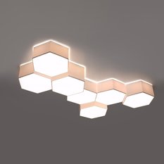 Plafon SUNDE 15 biały 15.5x26.5x30.5cm nowoczesna lampa E27 do salonu - Miniaturka zdjęcia nr 6