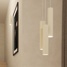 Lampa wisząca Lagos 108x19.5x19.5cm beżowa - Miniaturka zdjęcia nr 11