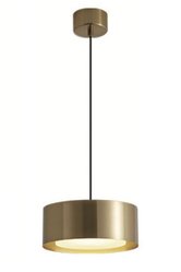 Cilindro P Gold - nowoczesna lampa wisząca LED złoty mosiądz