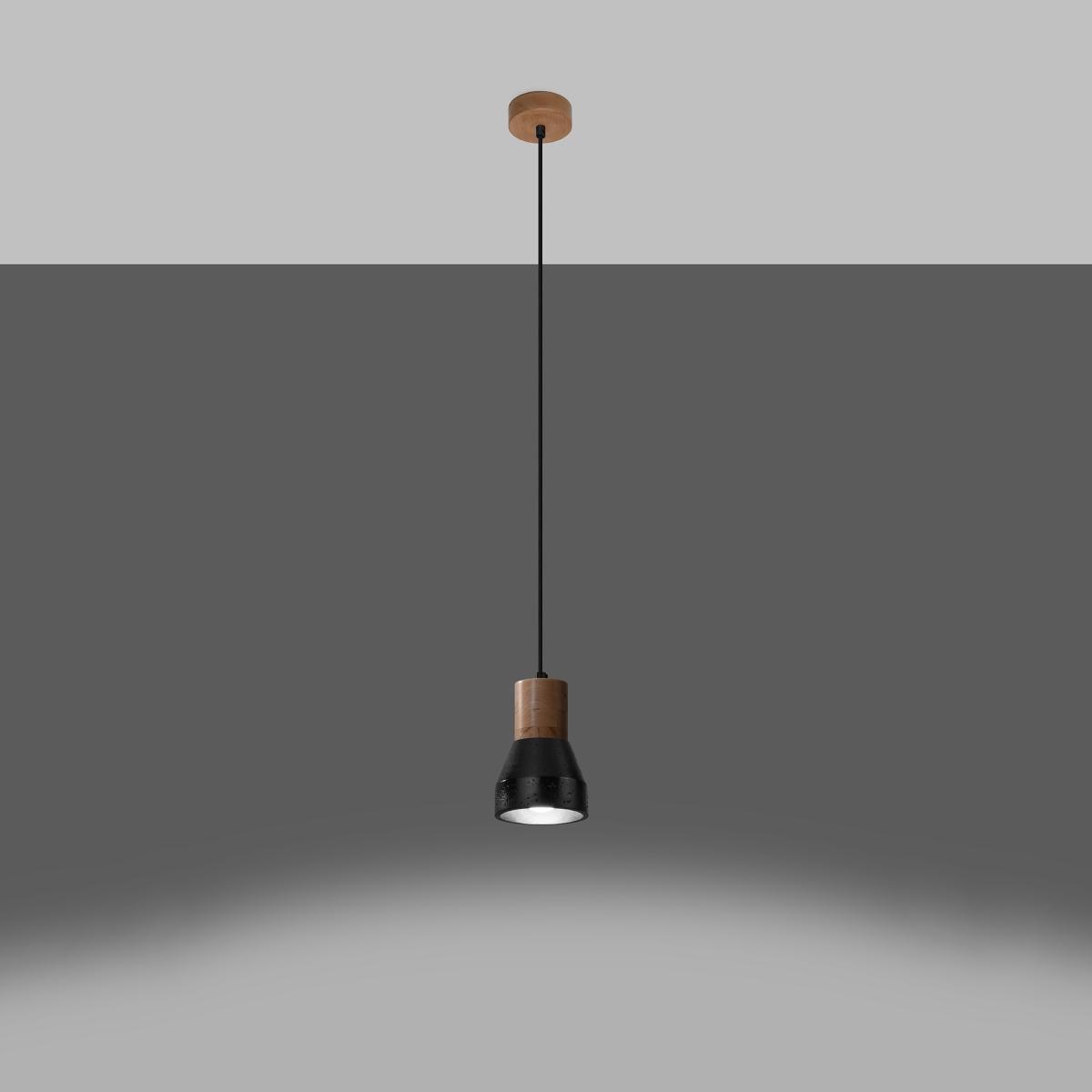 Lampa wisząca QUBIC czarna 120x10x10cm nowoczesna E27 do salonu nr. 3