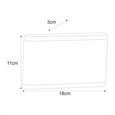 Kinkiet K-8149 SITRA 18x11x11 cm do ogrodu czarny/biały - Miniaturka zdjęcia nr 3