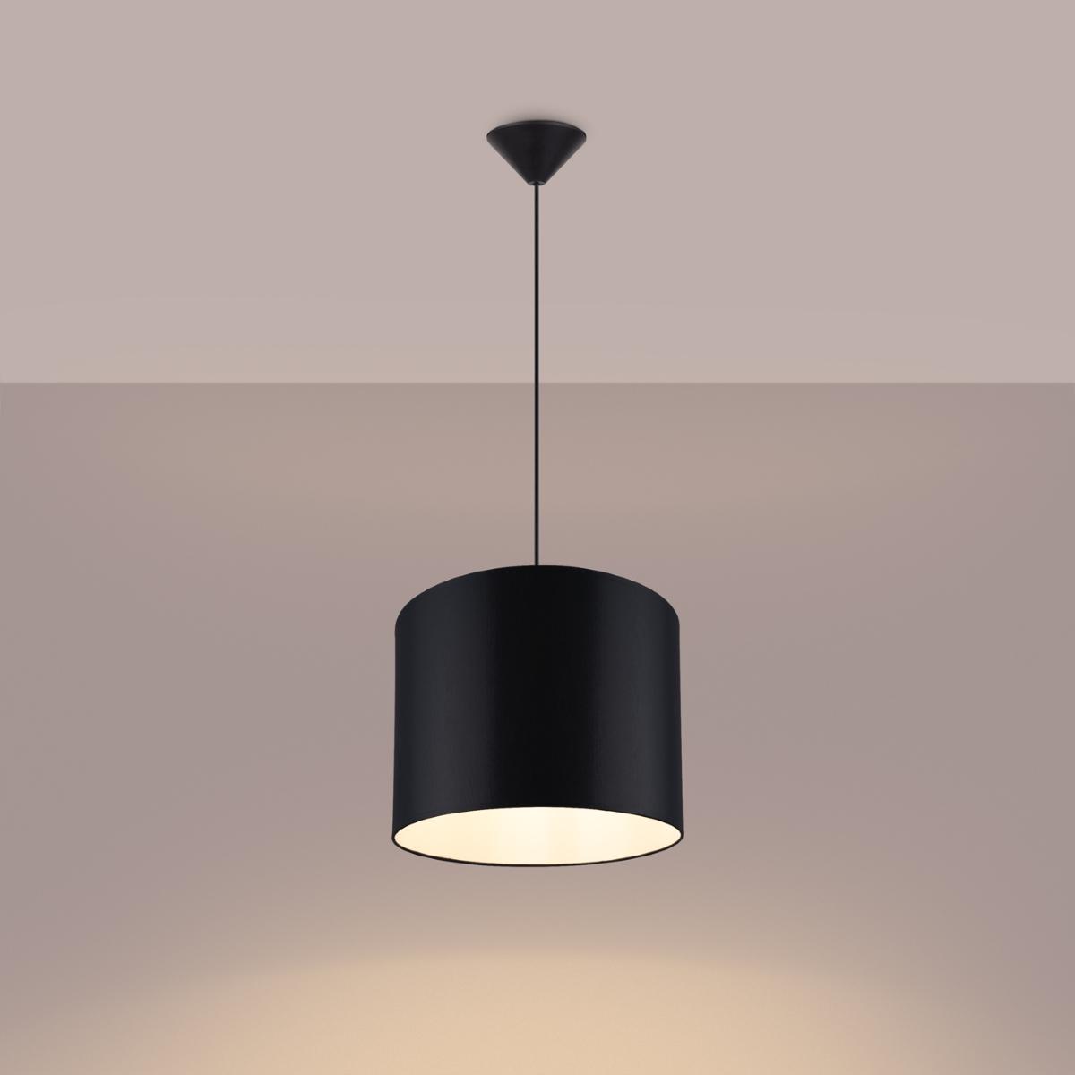 Lampa wisząca NOVA 30 czarna 88x30x30cm nowoczesna E27 do salonu nr. 3