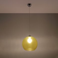 Lampa wisząca BALL żółta 120x30x30cm nowoczesna E27 do salonu - Miniaturka zdjęcia nr 3