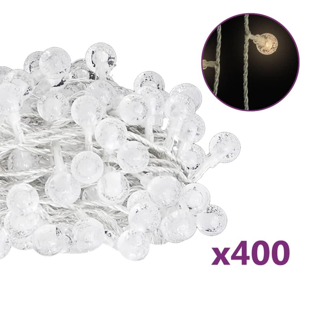 Lampki na choinkę 40 m 400 LED 8 funkcji światełka niebieskie na święta do salonu nr. 1