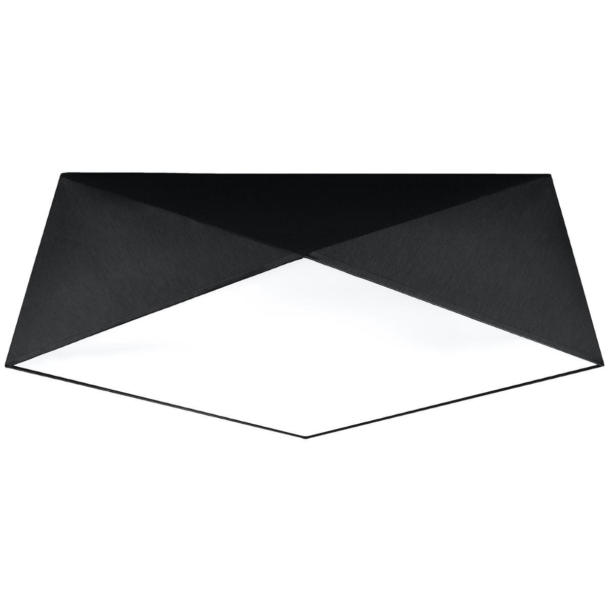 Plafon HEXA 45 czarny 15x45x45cm E27 nowoczesna lampa do salonu nr. 1