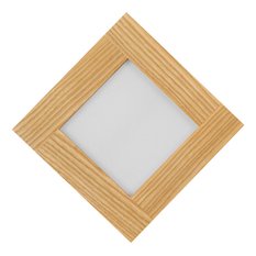 Panel LED 20 x 20 x 5 cm plafon z drewna rustykalny 18W kinkiet do salonu - Miniaturka zdjęcia nr 5