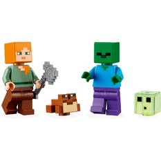 LEGO MINECRAFT ORYGINALNY ZESTAW KLOCKÓW PRZYGODA NA MOKRADŁACH 21240 - Miniaturka zdjęcia nr 3