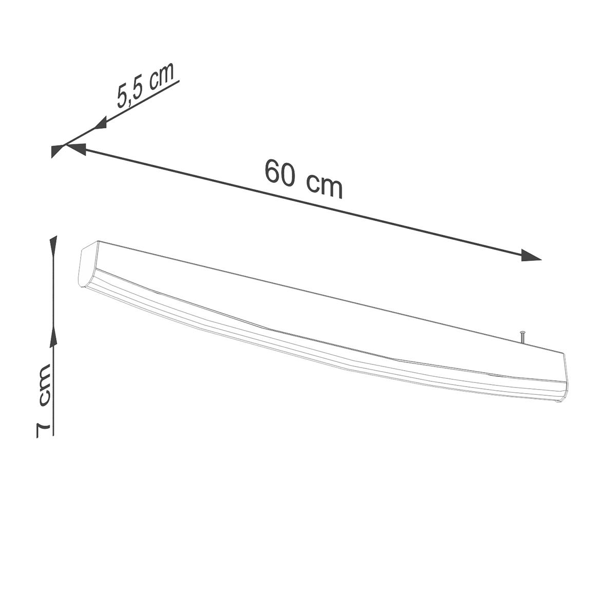 Kinkiet JORUN czarny LED 3000K 7x5.5x60cm nowoczesna lampa LED do salonu nr. 10