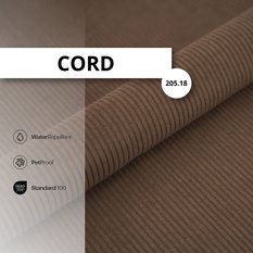 Łóżko Tapicerowane Do Sypialni 120x200 Podwójne z Pojemnikiem Brązowe - Miniaturka zdjęcia nr 7