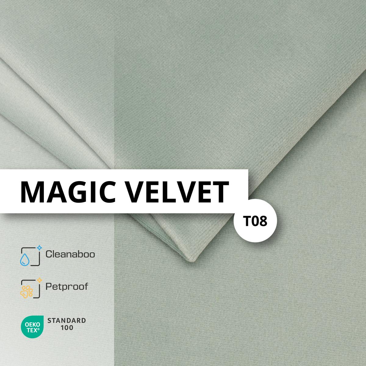 Łóżko Pojedyncze 90x200cm łóżko tapicerowane z pojemnikiem miętowe do sypialni wezgłowie 110 cm nr. 13