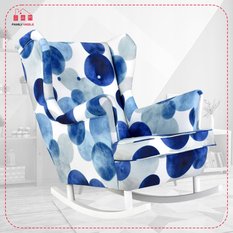 Fotel uszak bujany grochy przedszkole żłobek - Miniaturka zdjęcia nr 2