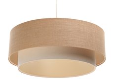 Lampa wisząca DUO BOHO beżowa abażur jutowy do salonu sypialni biura  - Miniaturka zdjęcia nr 2