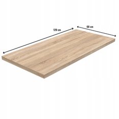 Blat laminowany 120x60 cm dąb sonoma laminowany grubość 3,8 cm do kuchni - Miniaturka zdjęcia nr 2