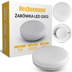 Lampa sufitowa punktowa LED Heckermann 8795318A Czarna 4x głowica + 4x Żarówka LED GX53 7W Neutral - Miniaturka zdjęcia nr 10