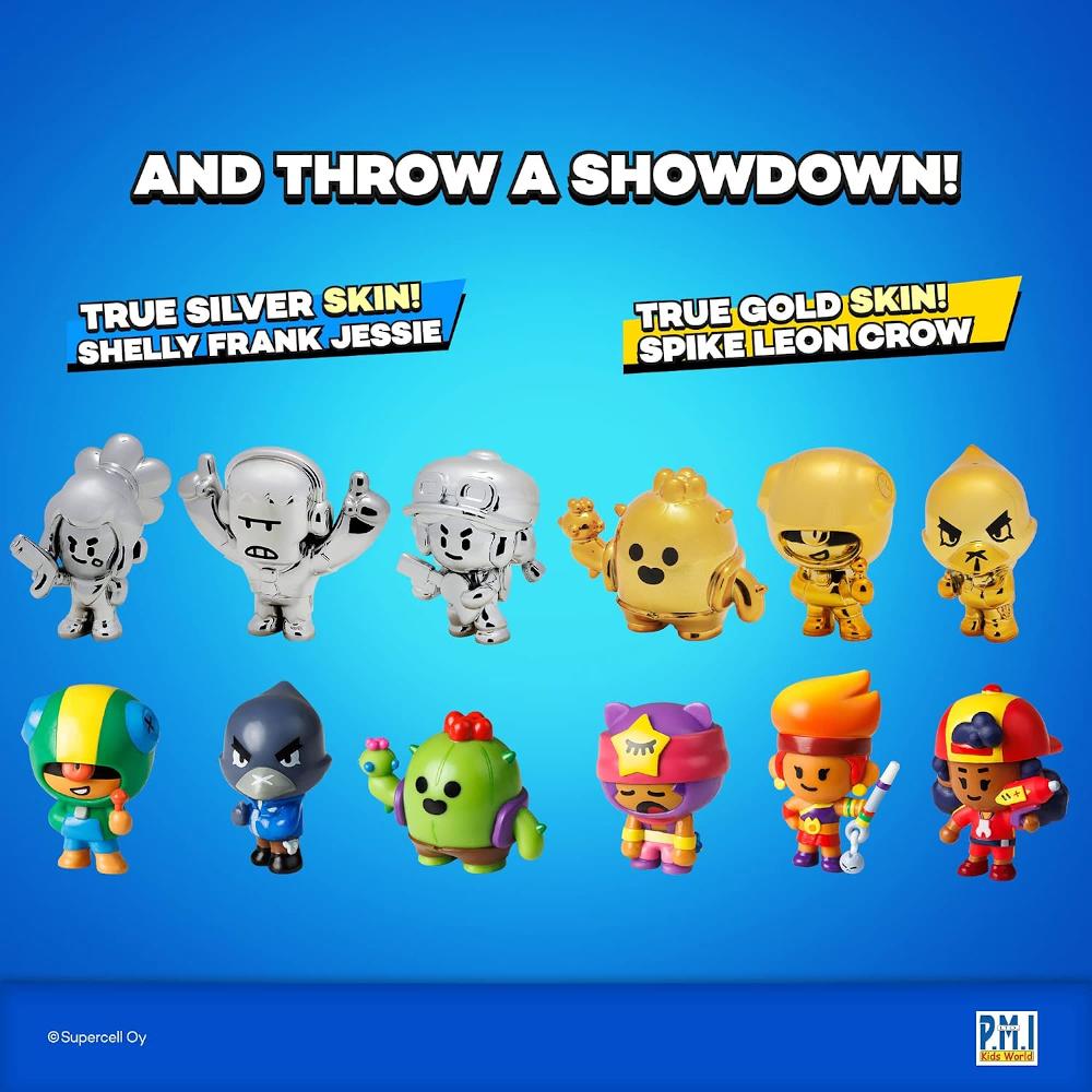 BRAWL STARS PMI 8-PAK PIPER SILVER FRANK PENNY COLT PAN P NITA LEON MEG nr. 6