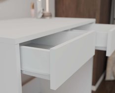 Biurko Marina 80x81x51 cm do biura pokoju młodzieżowego biały - Miniaturka zdjęcia nr 7