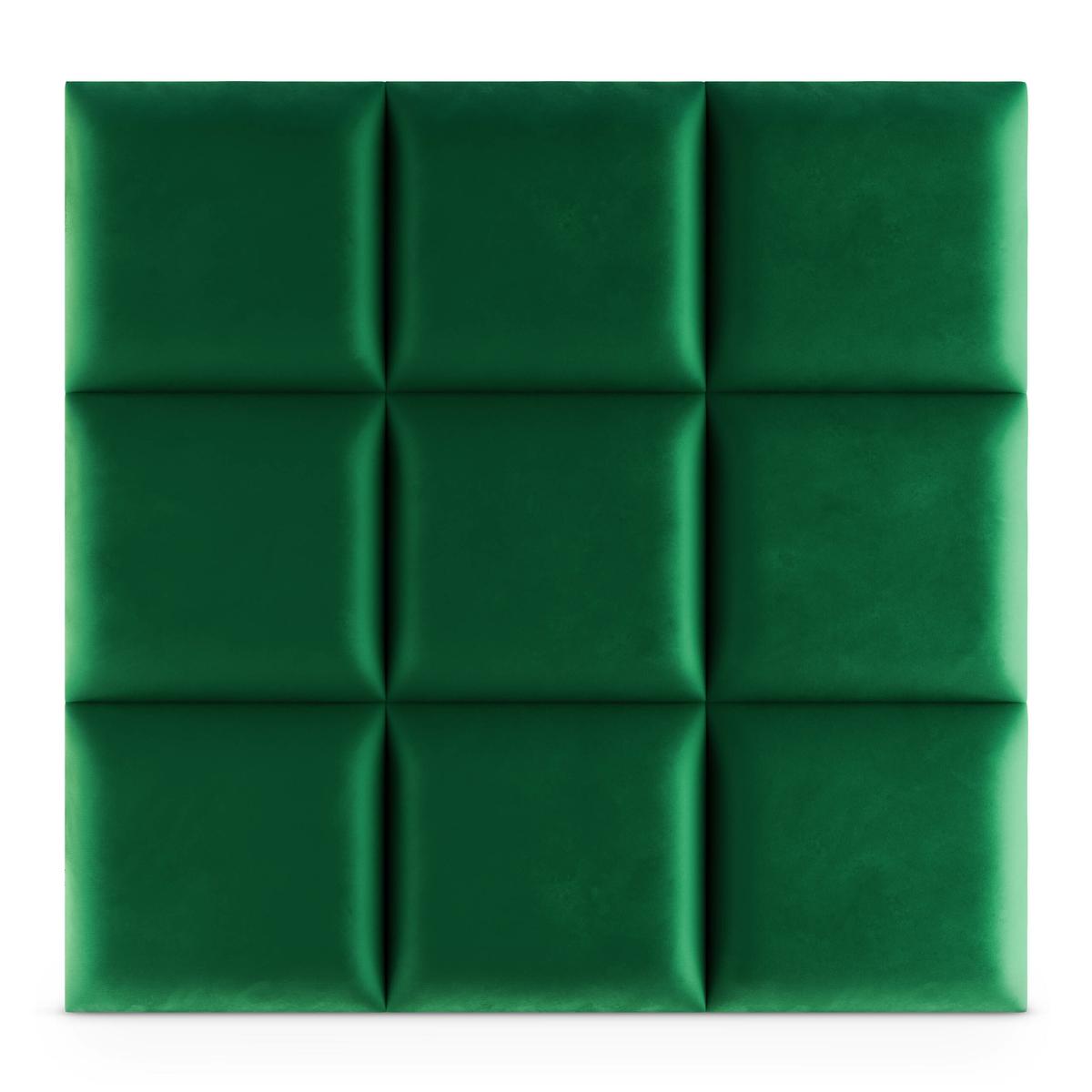 Panele tapicerowane 30x30 na ścianę magic velvet butelkowa zieleń nr. 4