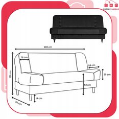 Wersalka sofa kanapa rozkładana Iza Family Meble - Miniaturka zdjęcia nr 8