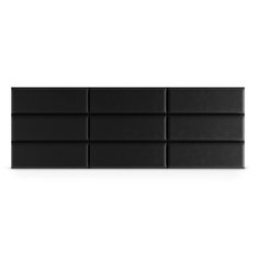  Panele tapicerowane 50x15 cm na ścianę magic velvet czarny - Miniaturka zdjęcia nr 4