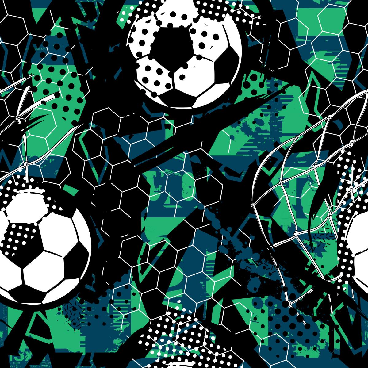 Tapeta Dla Chłopca Piłka Nożna SPORT Grunge Dekor  nr. 6