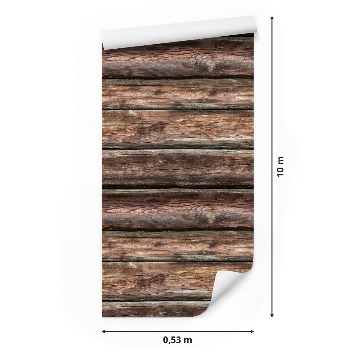 Tapeta Ścienna Realistyczne Drewniane DESKI Dekor 53x1000  nr. 2