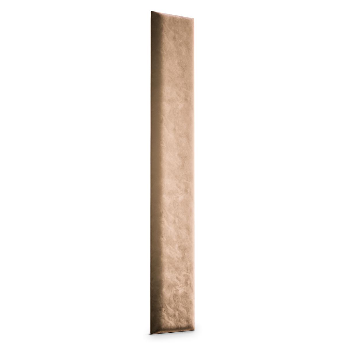  Panele tapicerowane 90x15 cm na ścianę magic velvet beżowy
