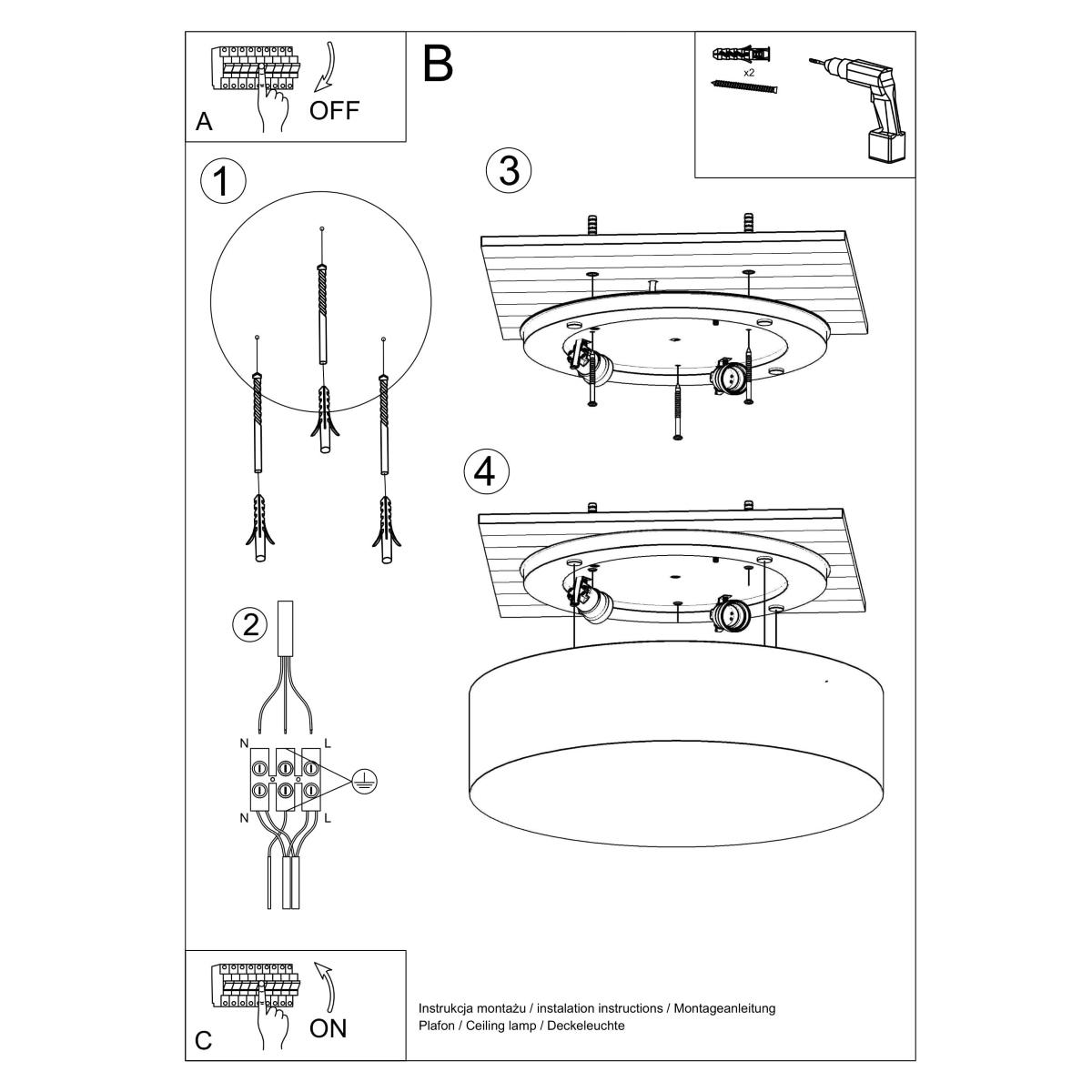 Plafon ARENA 35 biała 11x35x35cm nowoczesna lampa E27 do salonu nr. 5