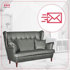 Zestaw wypoczynkowy eko skóra sofa + 2 fotele - Miniaturka zdjęcia nr 4