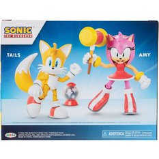 Zestaw ruchomych figurek SONIC amy + tails the hedgehog jakks pacific dla dziecka - Miniaturka zdjęcia nr 8