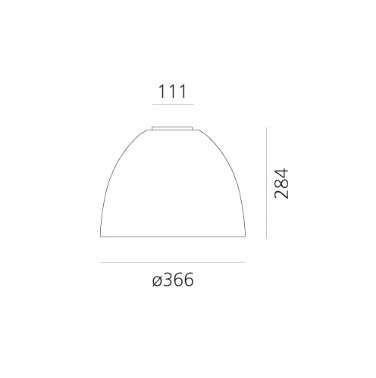Nowoczesna lampa sufitowa LED Artemide Nur A246690 nr. 3