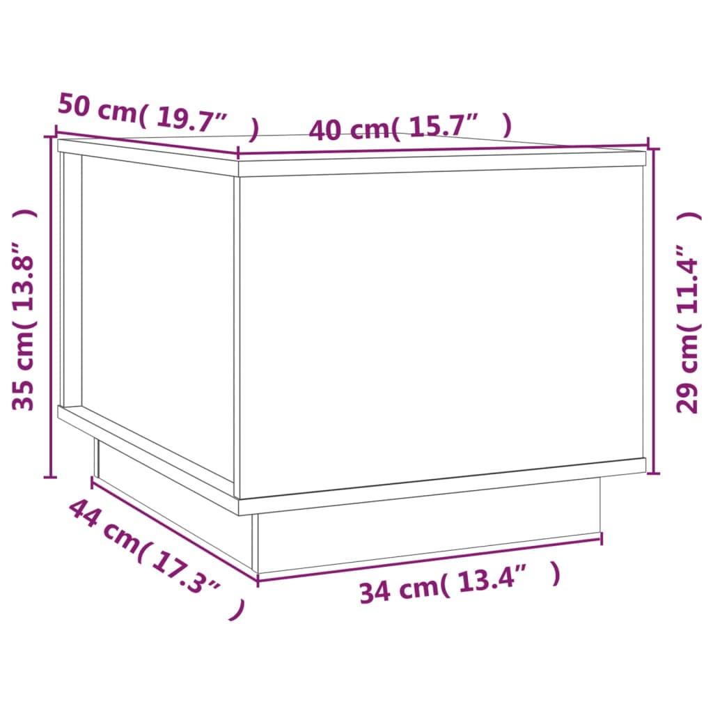 Stolik kawowy 40x50x35 cm z litego drewna sosnowego do salonu nr. 10