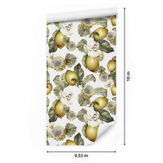 Tapeta W Rolce Owoce Kwiaty CYTRYNY Natura Liście  - Miniaturka zdjęcia nr 2