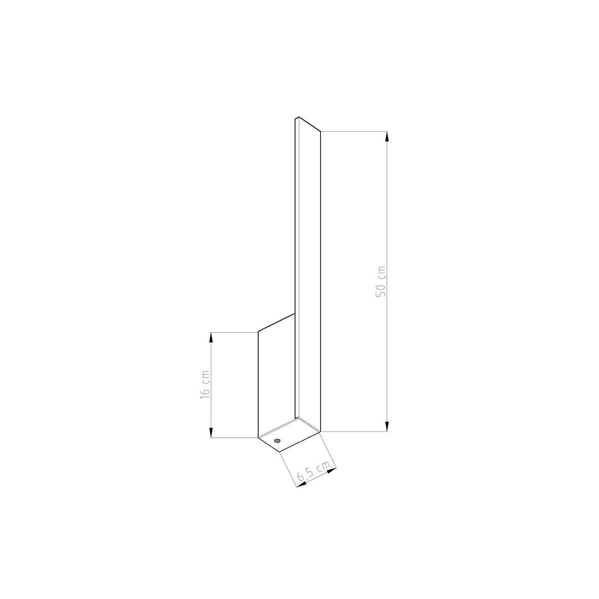 Kinkiet LAHTI S biały LED 3000K 50x6.5x4cm nowoczesna lampa LED do salonu nr. 7