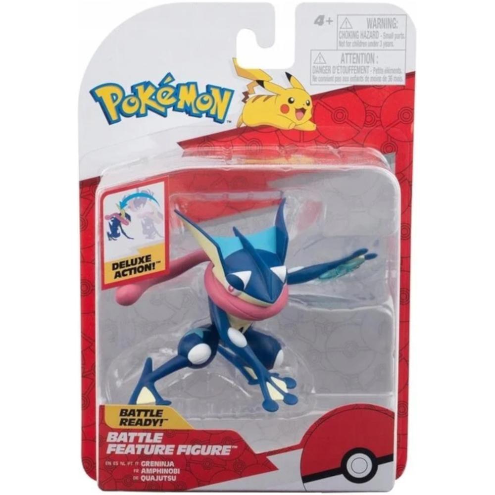 Oryginalna figurka akcji deluxe greninja pokemon battle feature figure dla dziecka