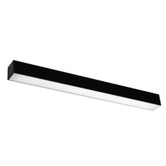 Kinkiet PINNE 67 czarny 3000K 6x6x67cm nowoczesna lampa LED do salonu