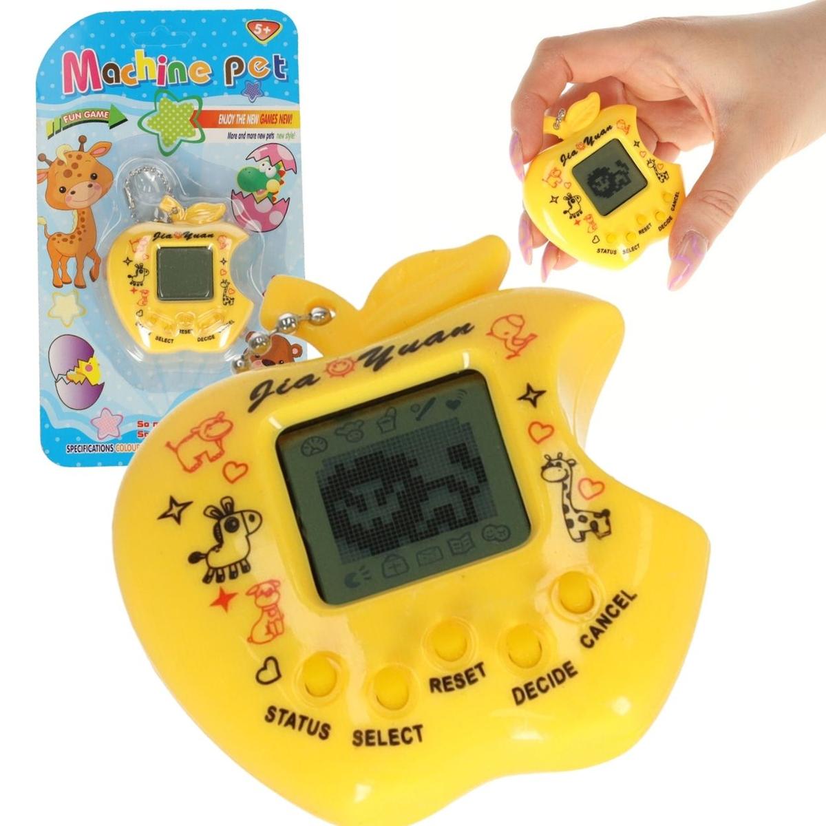 Zabawka Tamagotchi elektroniczna gra jabłko żółte nr. 1