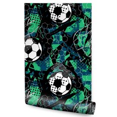 Tapeta Dla Chłopca Piłka Nożna SPORT Grunge Dekor  - Miniaturka zdjęcia nr 1
