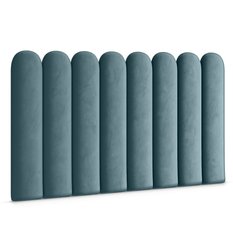 Panele tapicerowane 20x80 cm na ścianę płotek niebieski - Miniaturka zdjęcia nr 1