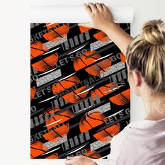 Tapeta Ścienna Koszykówka Sport ABSTRAKCJA Napisy  - Miniaturka zdjęcia nr 4